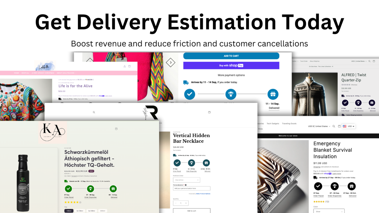 Shipping Times & Delivery Estimation on Mobile