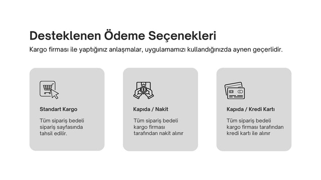 Ödeme Seçenekleri