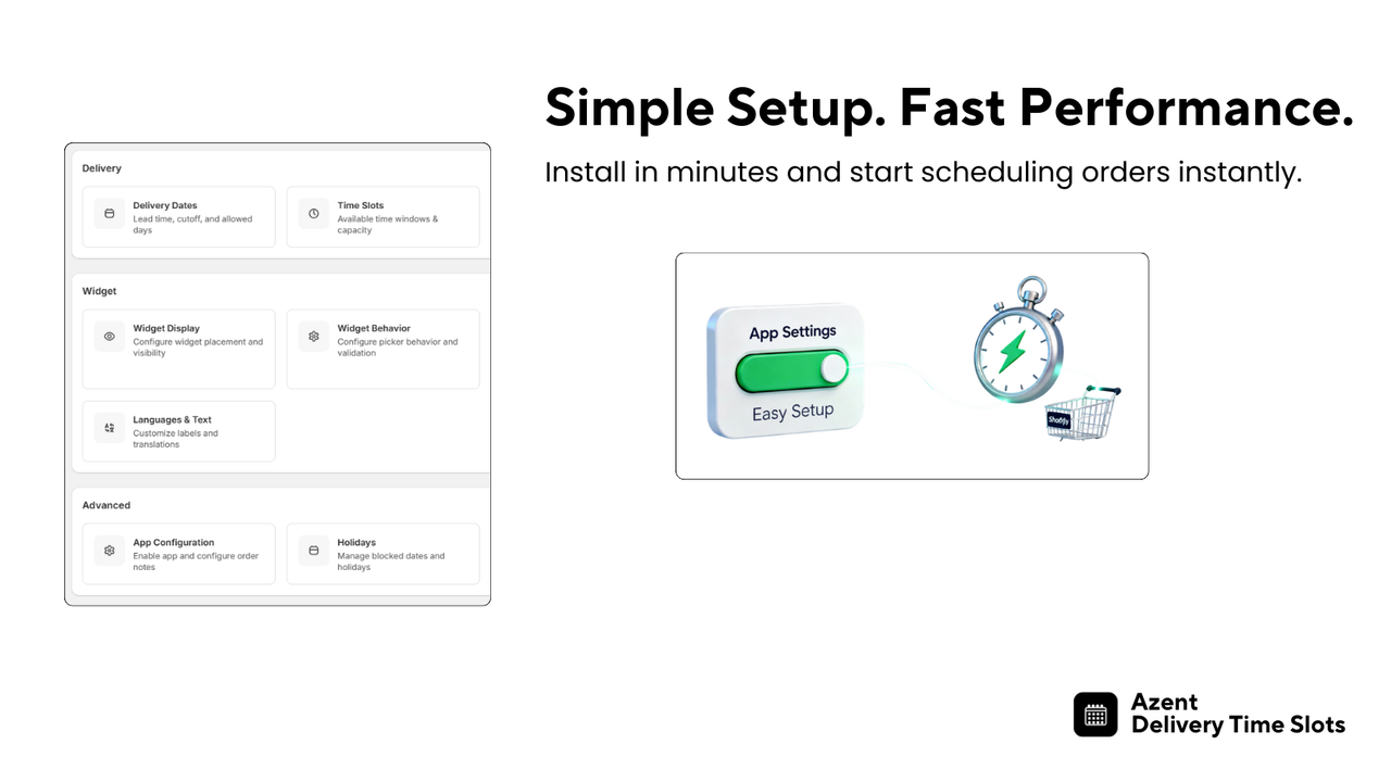 Easy setup delivery date and time picker for Shopify