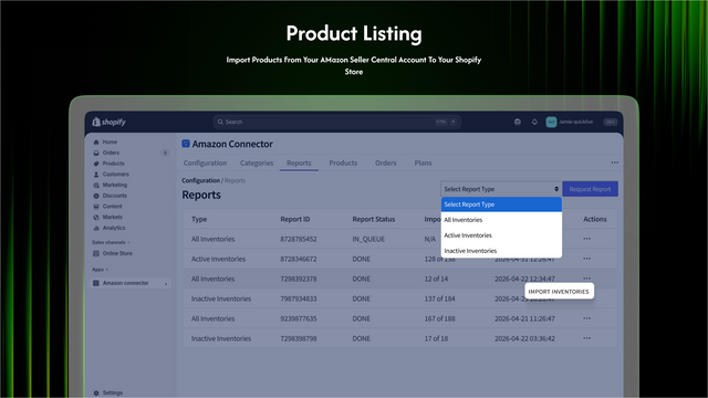 import orders