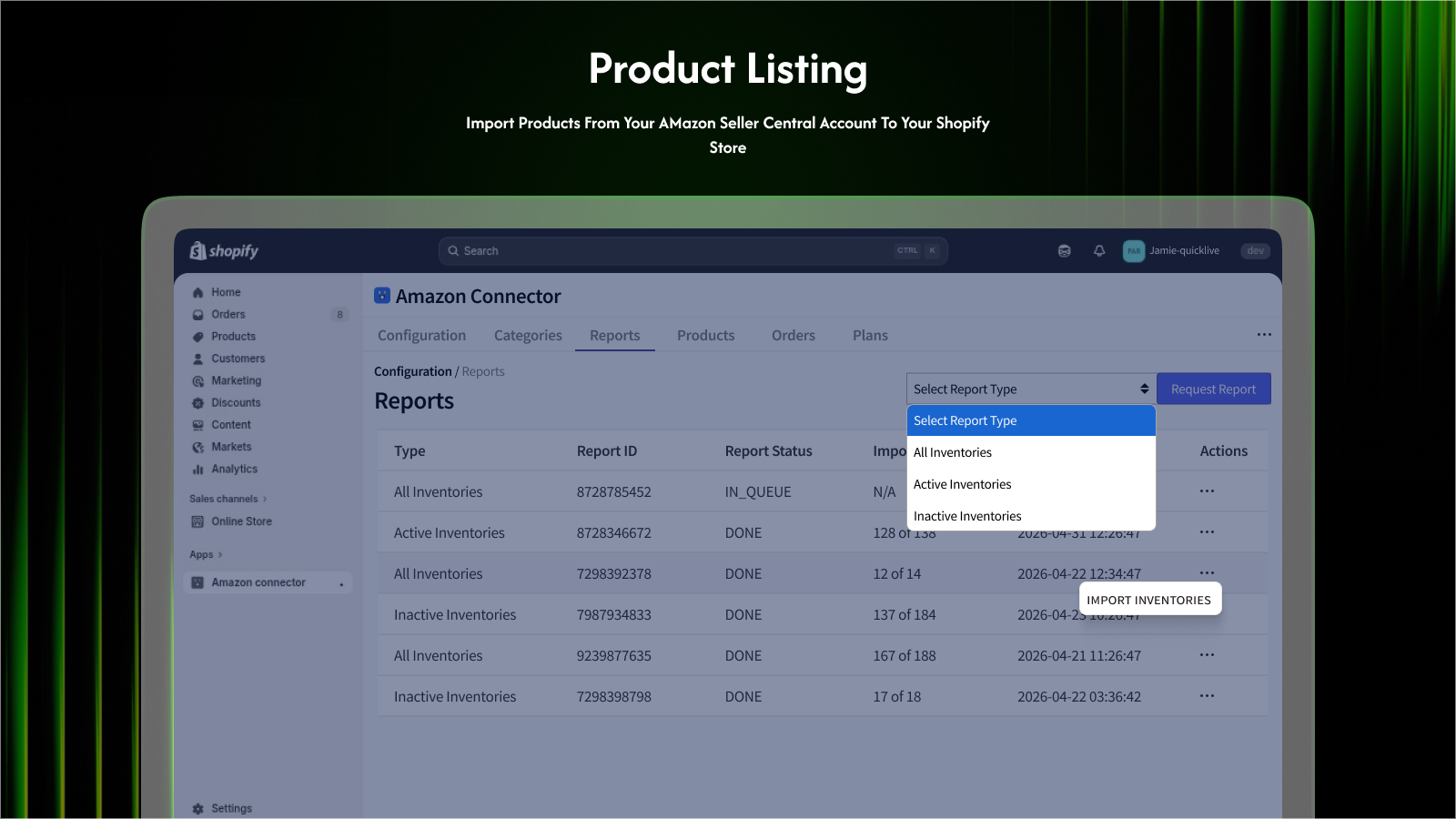 import orders