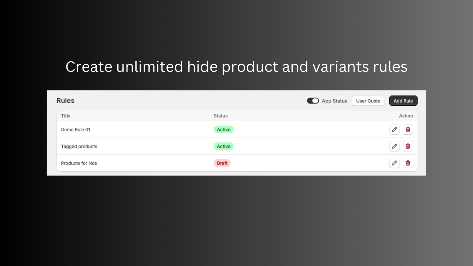 hide-products-and-variants
