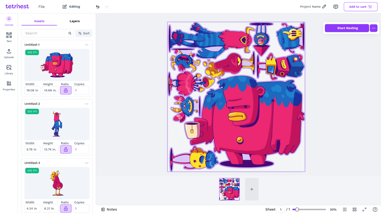 Gangsheet Builder, Workflow Automation & Order Management for Sh