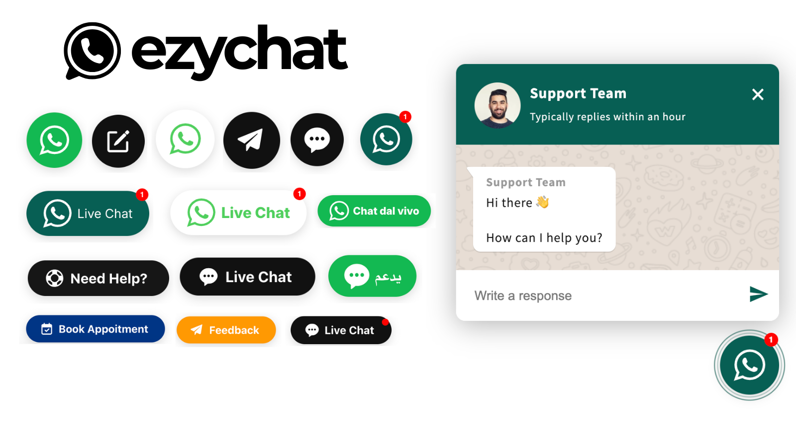 whatsapp chat button