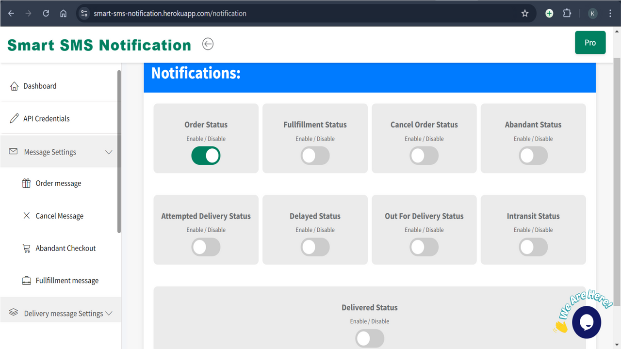 Smart Sms Notification