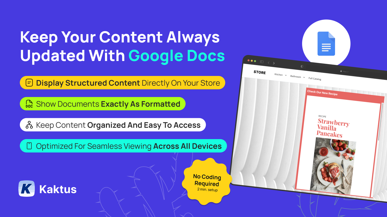 Google Docs Banner