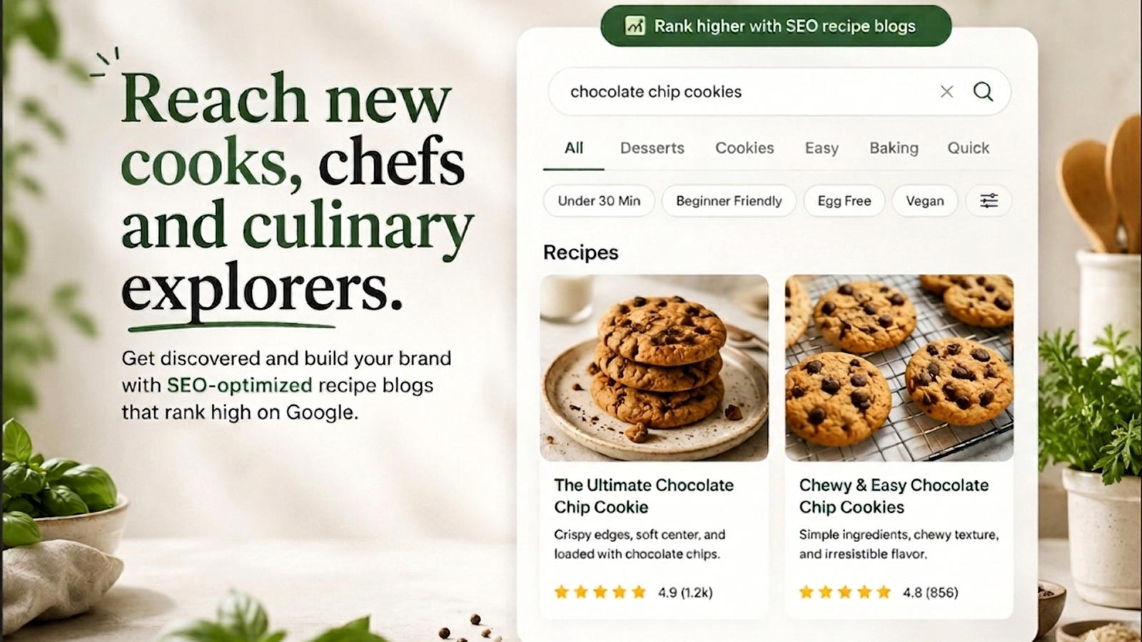 SEO recipe blogs that attract more food lovers