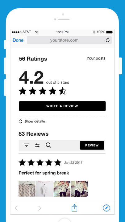 Ratings & Reviews