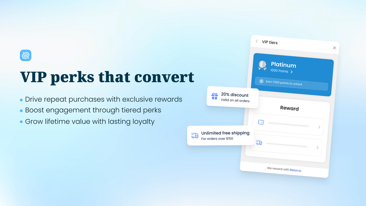 Exclusive VIP perks for your best customers!