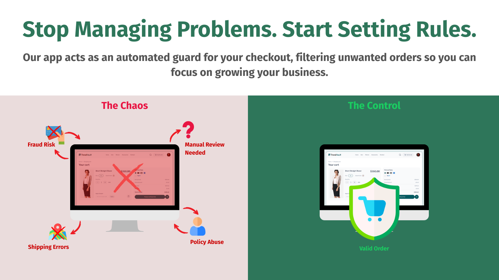 Stop Managing Problems. Start Setting Rules.