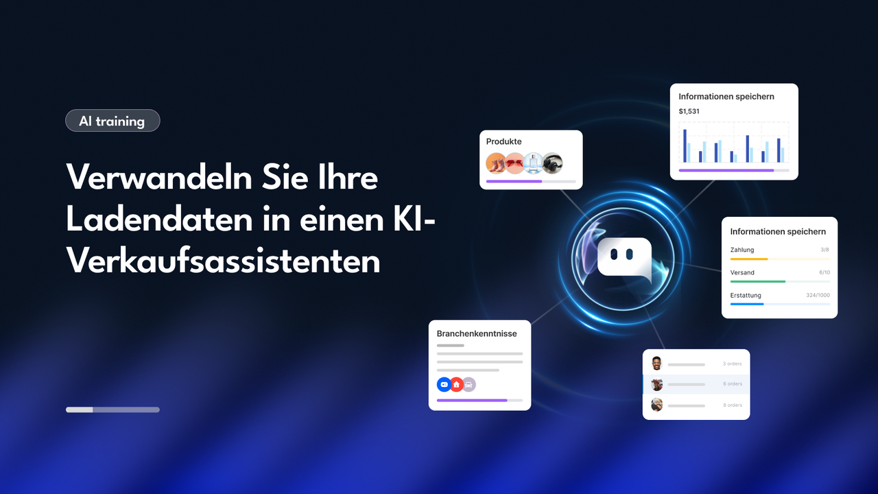 Verwandeln Sie Ihre Ladendaten in einen KI-Verkaufsassistenten