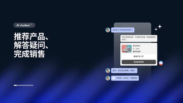 推荐产品、 解答疑问、 完成销售