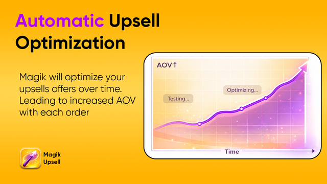 smart upsells that optimize automatically