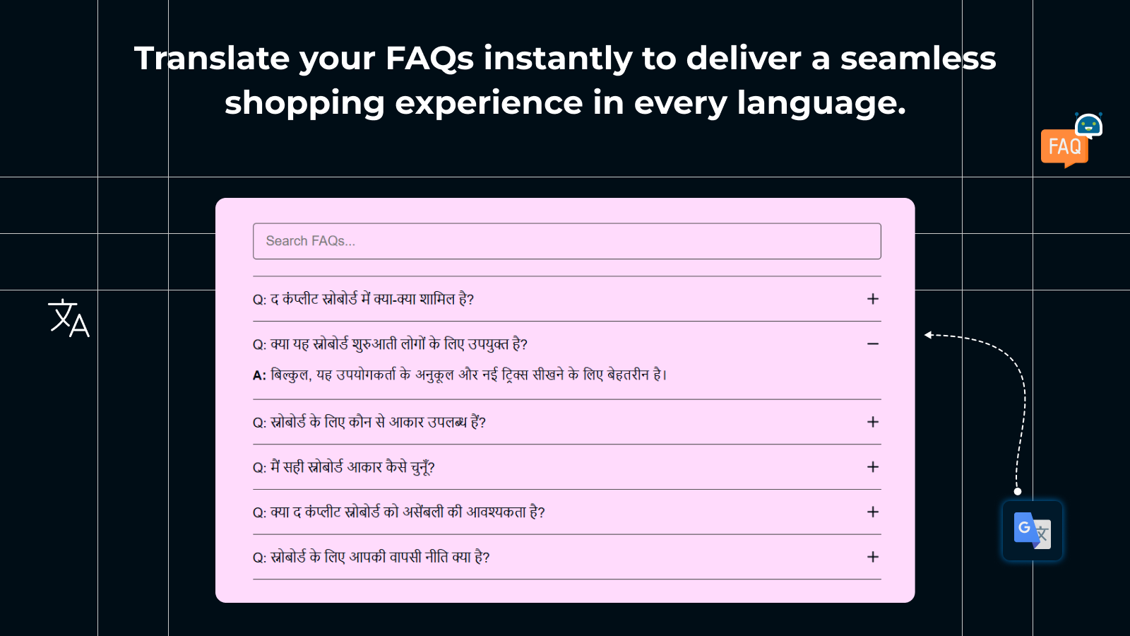 Multi-language Settings
