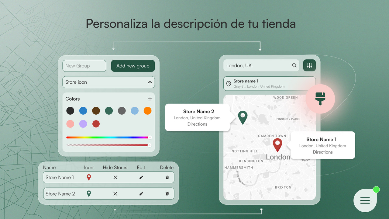 Personalice la descripción de su tienda