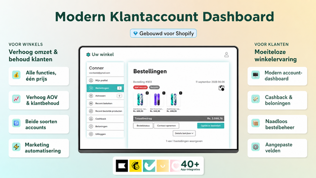 Uitbreidingen van klantaccounts