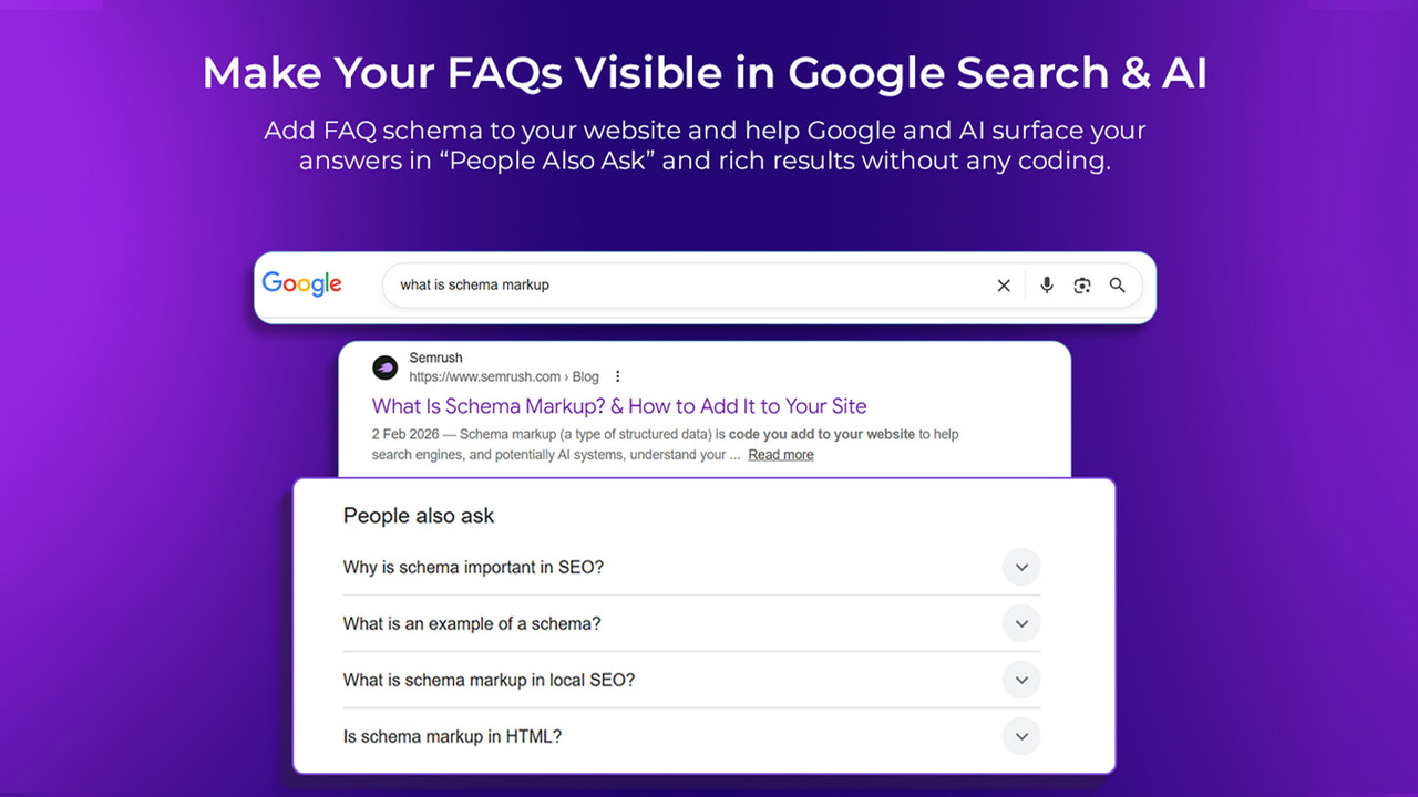 FAQ visibility