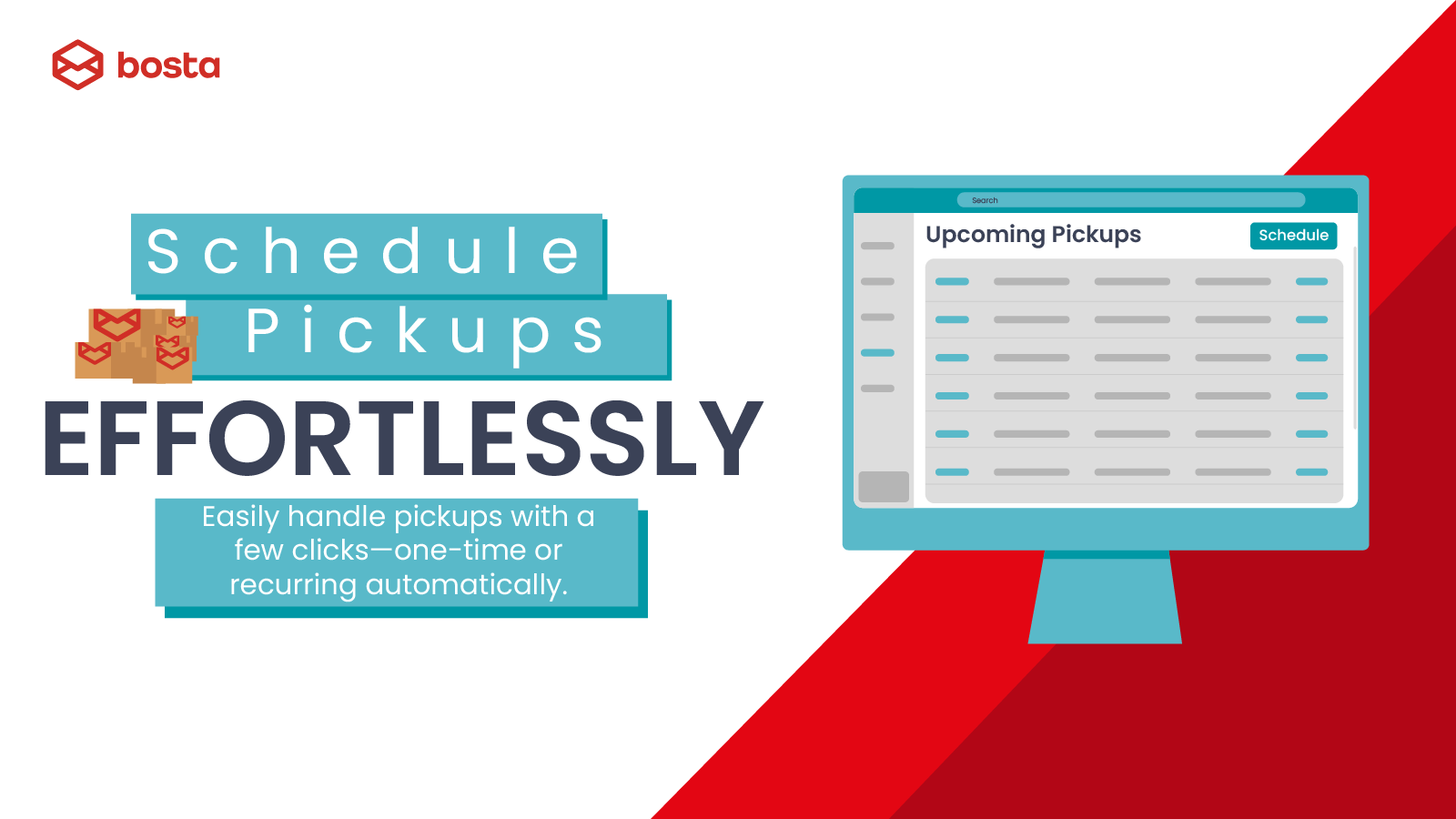 Schedule Pickups Effortlessly