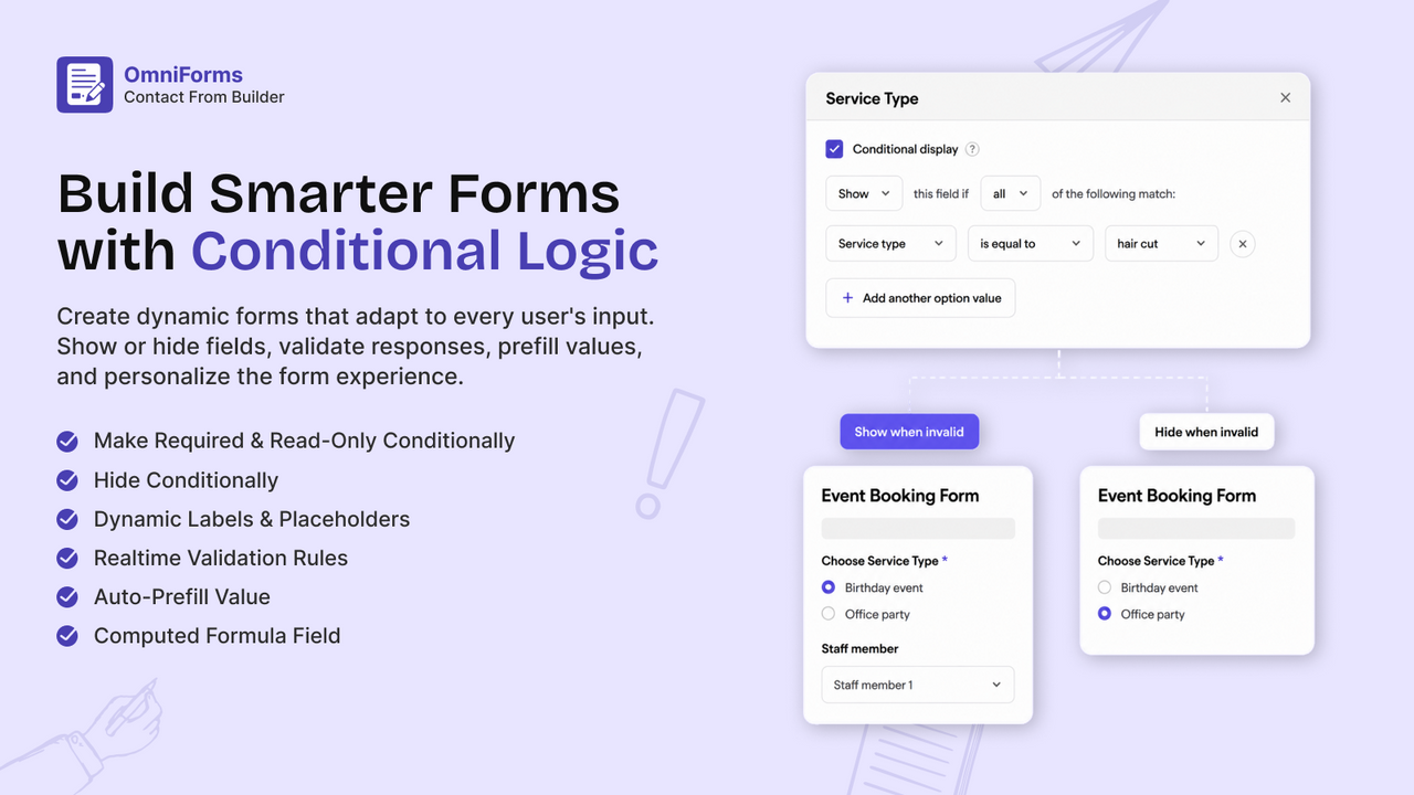 Build smarter forms with conditional logic