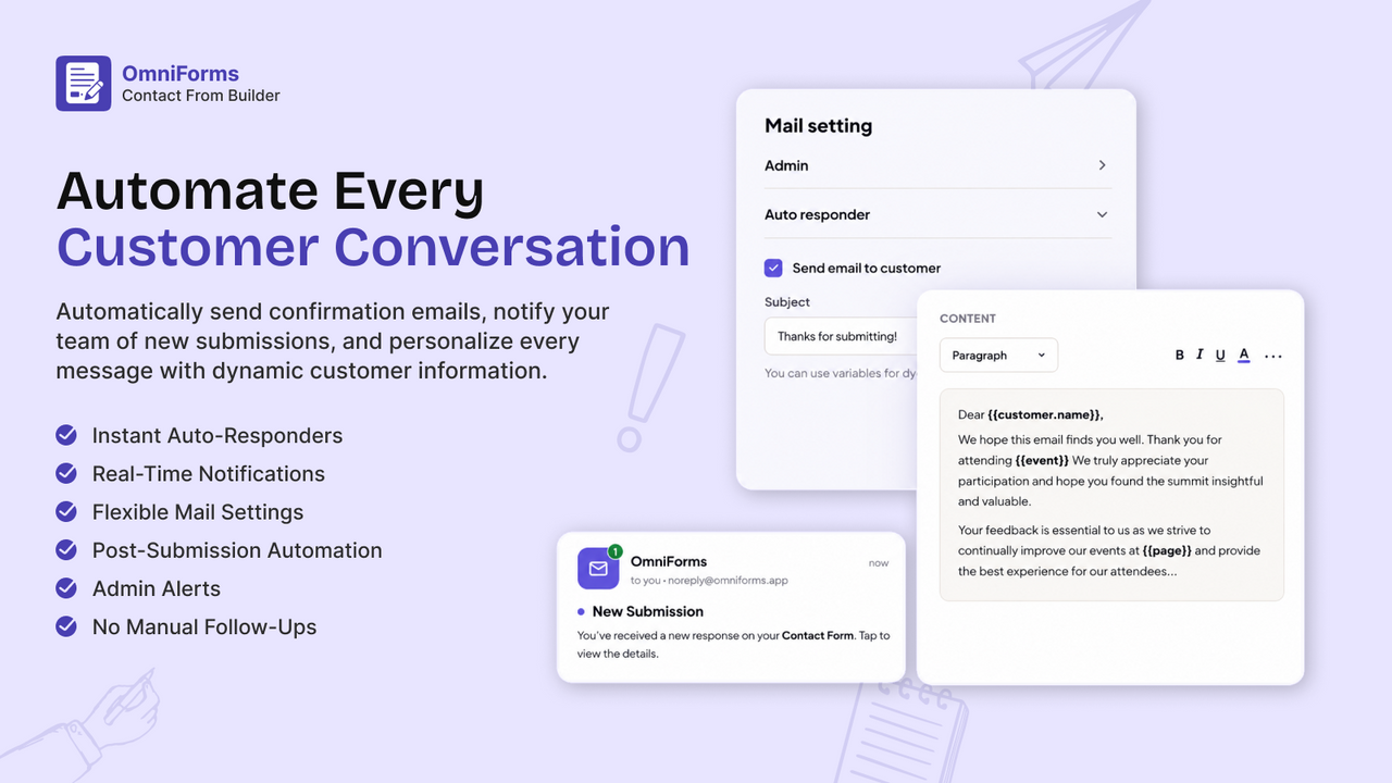Automate Every customer conversation