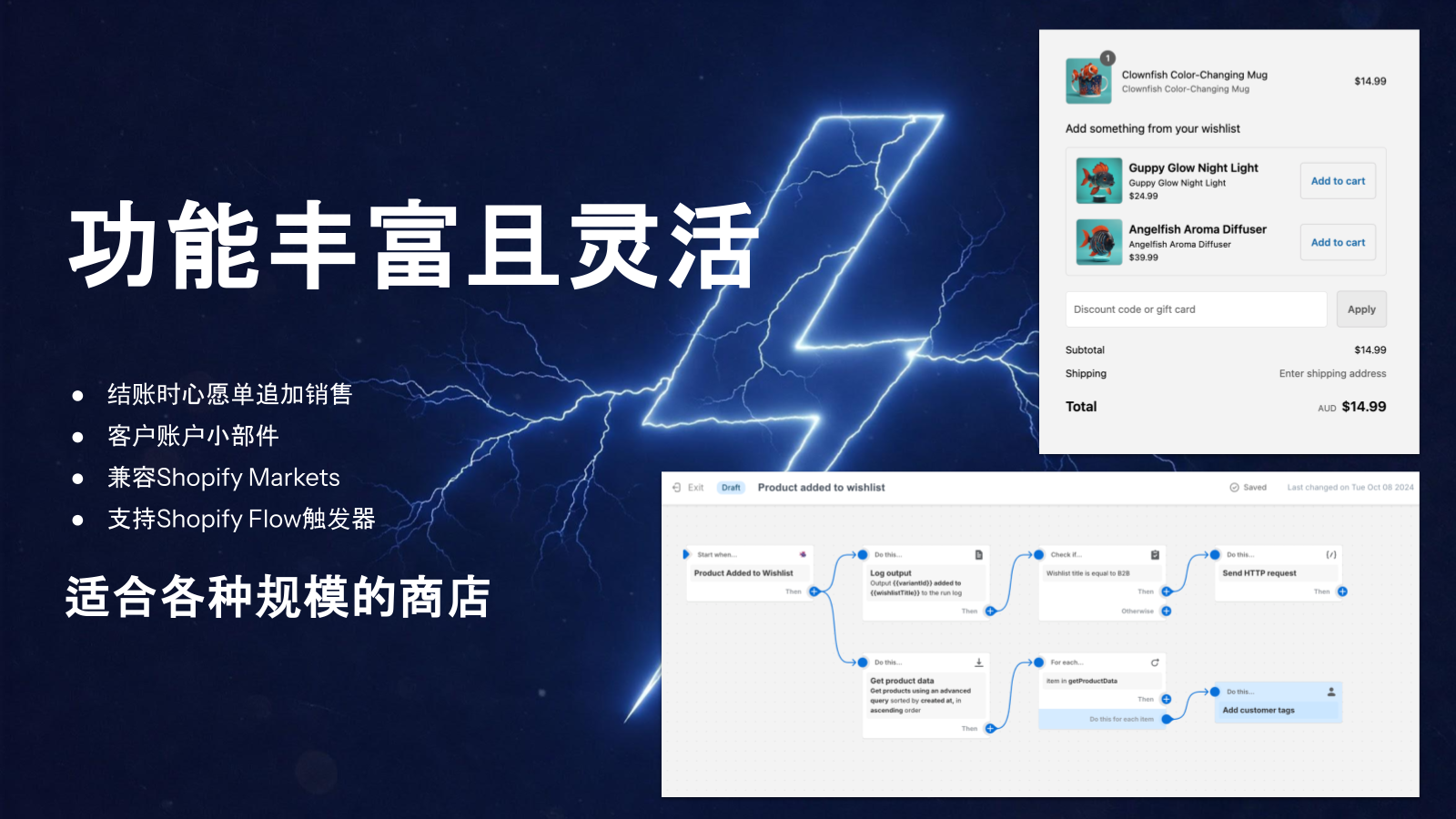 功能丰富且灵活