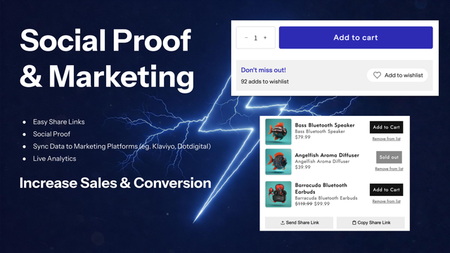 Social Proof & Marketing Features