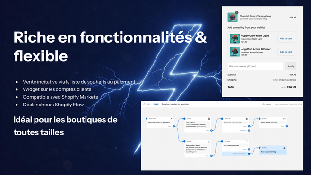 Riche en fonctionnalités et flexible