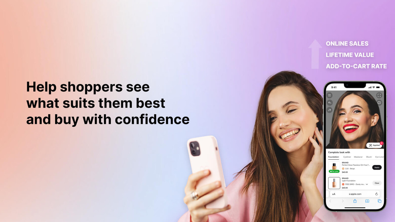 Lifelike AR makeup in Banuba virtual try-on tool