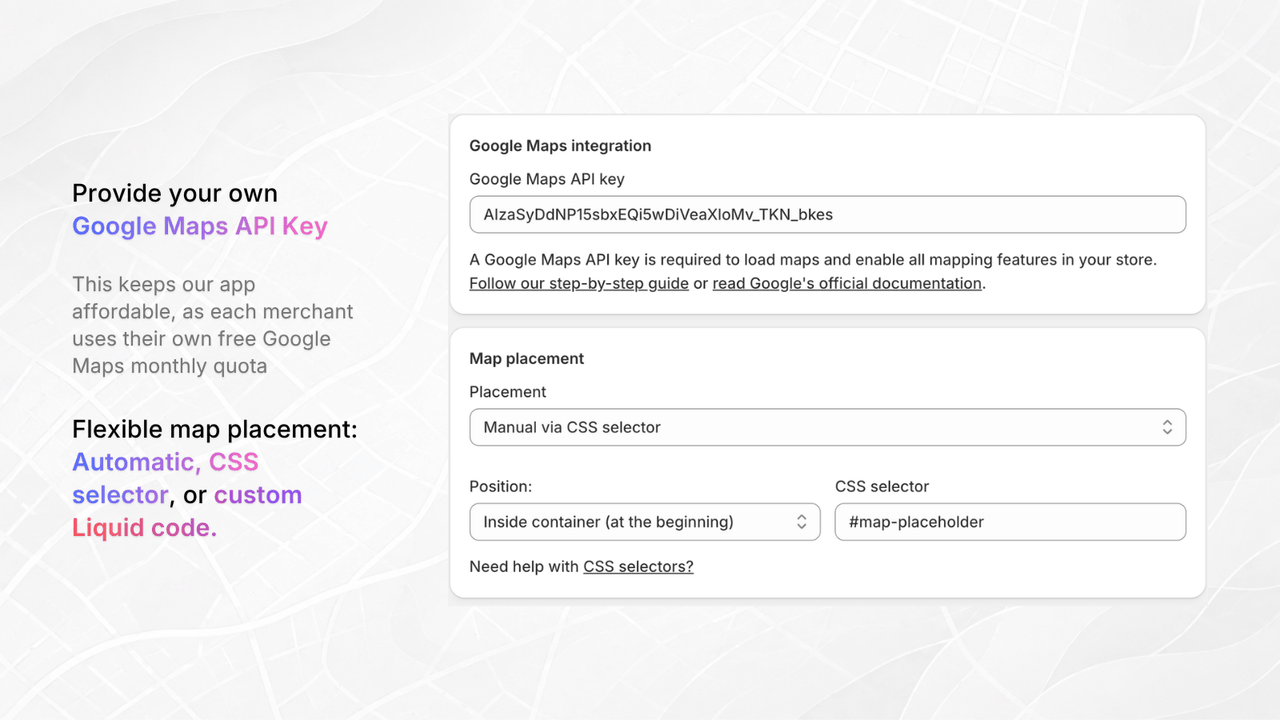 Omnium Maps, API Key