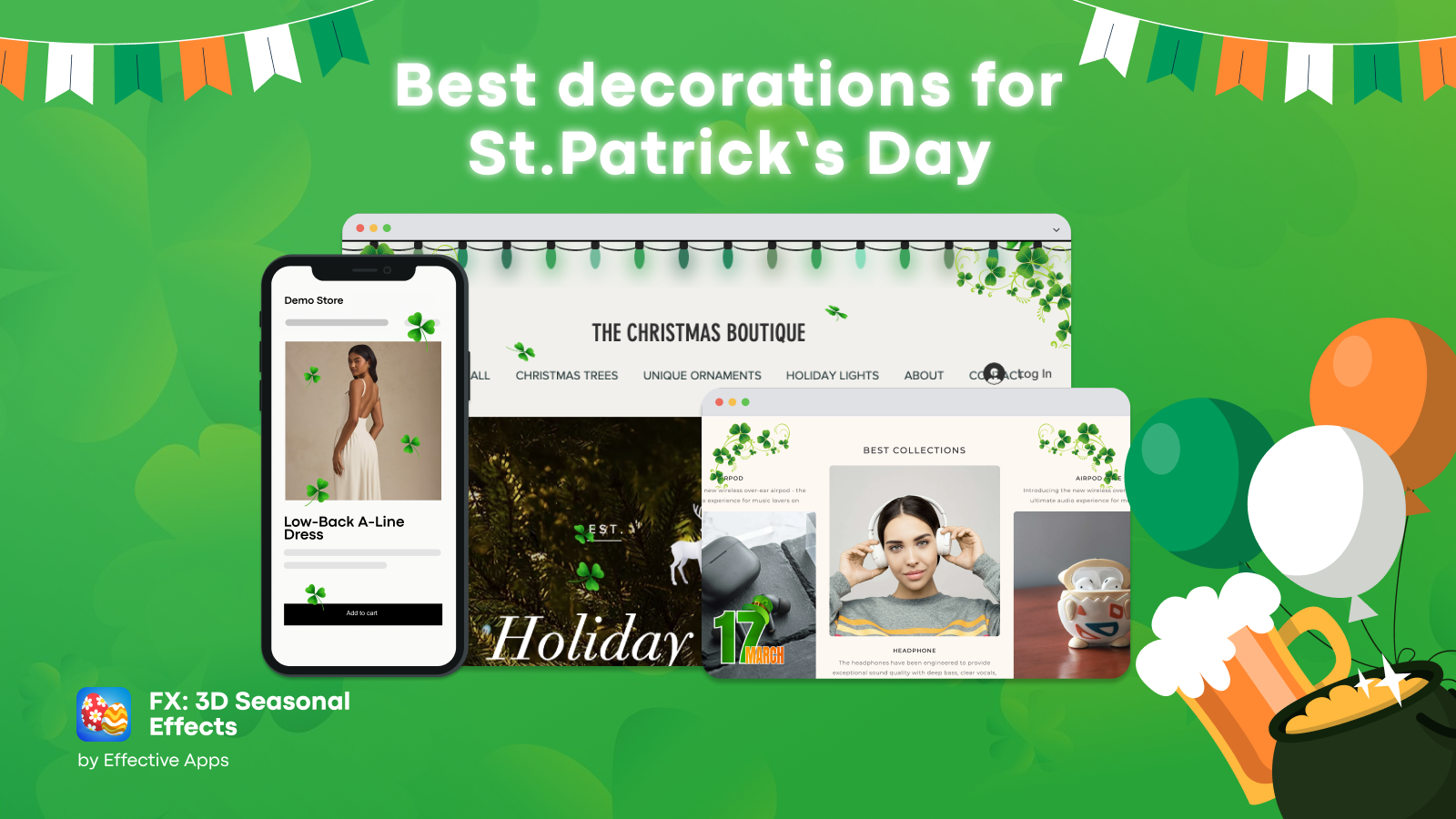 The St. Patrick falling effects in action