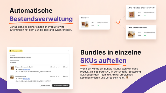 Zeige Käufern im Checkout, dass sie ein Bündel kaufen