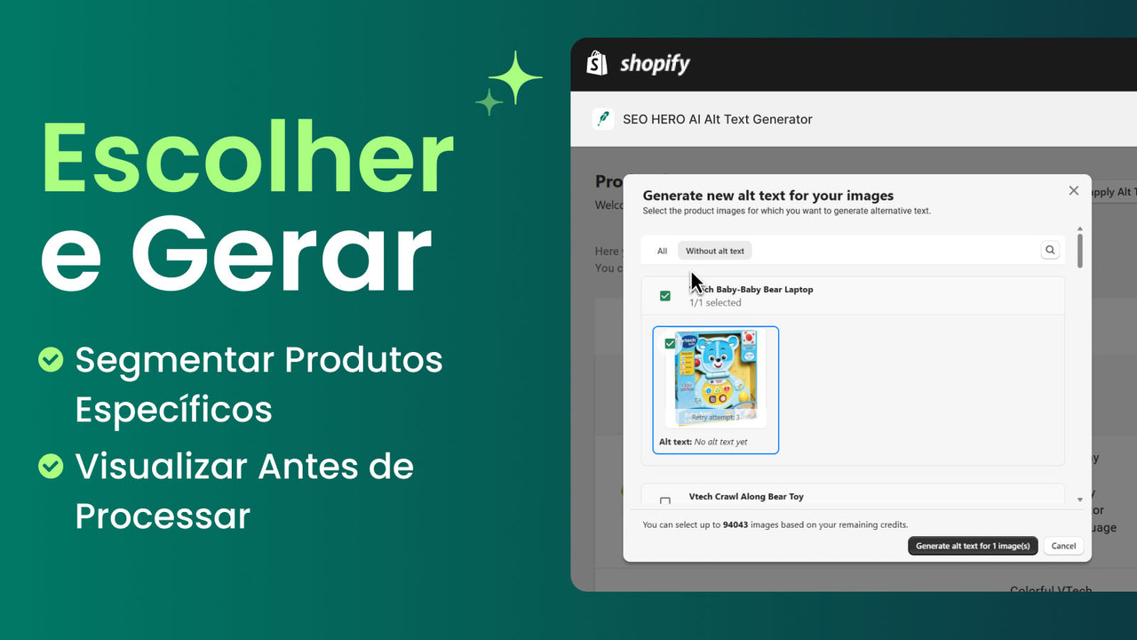 L'app générateur de texte ALT le plus puissant sur Shopify