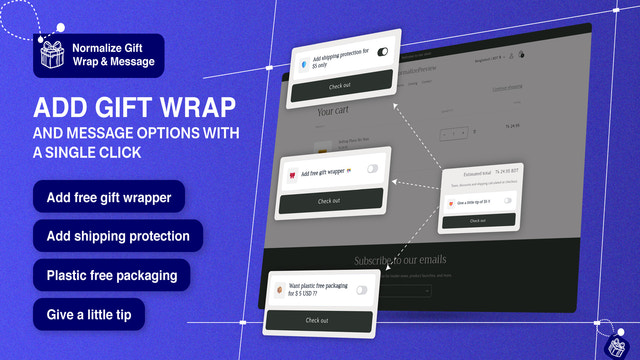 Cart widget in cart page