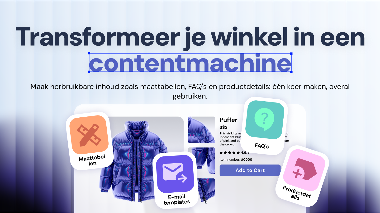 Maak van je winkel een gestructureerde content-engine