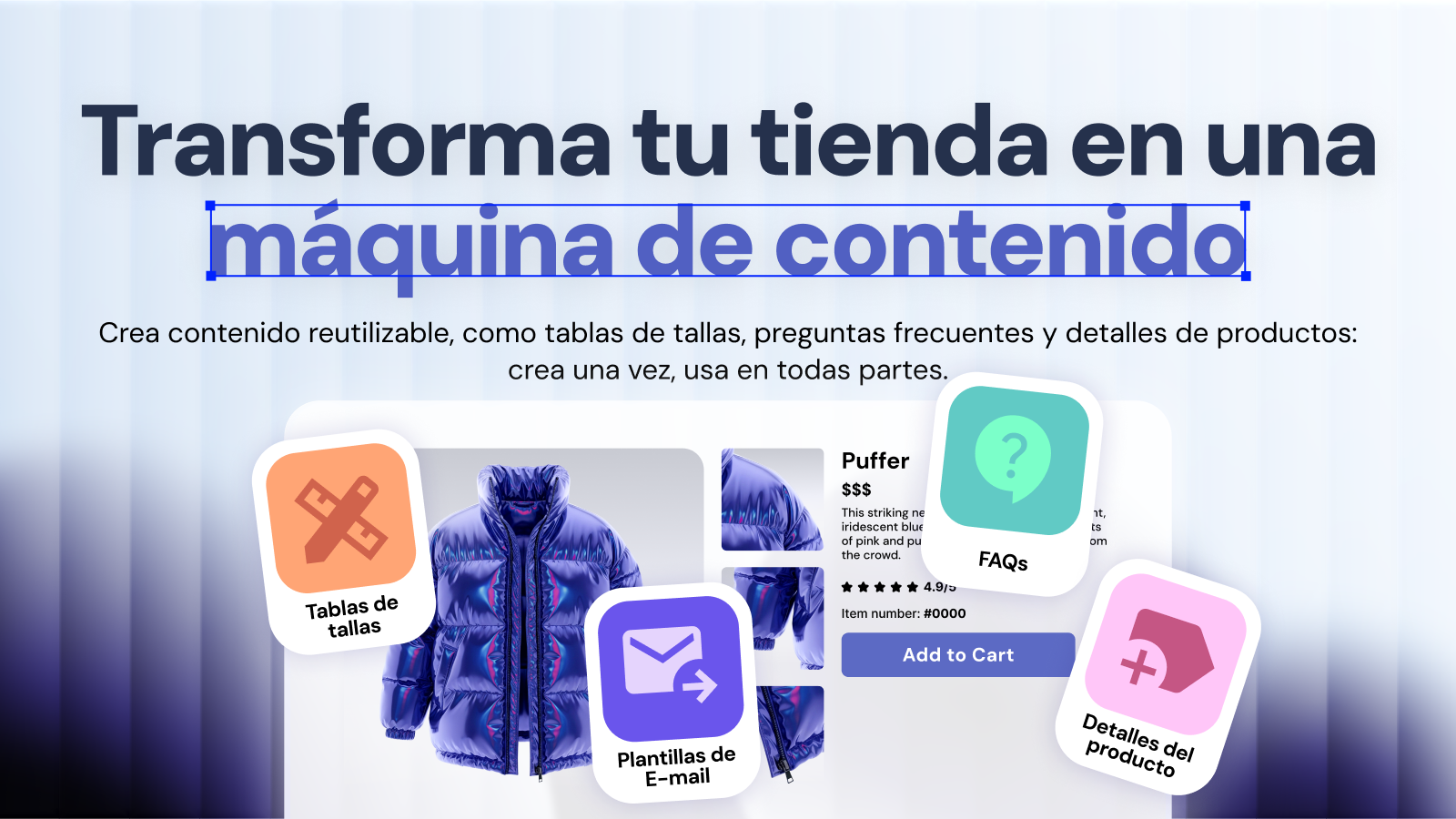 Convierte tu tienda en un motor de contenido estructurado
