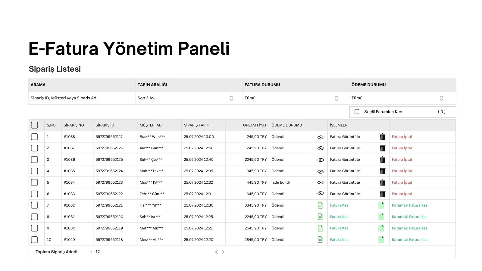 Yönetim Paneli