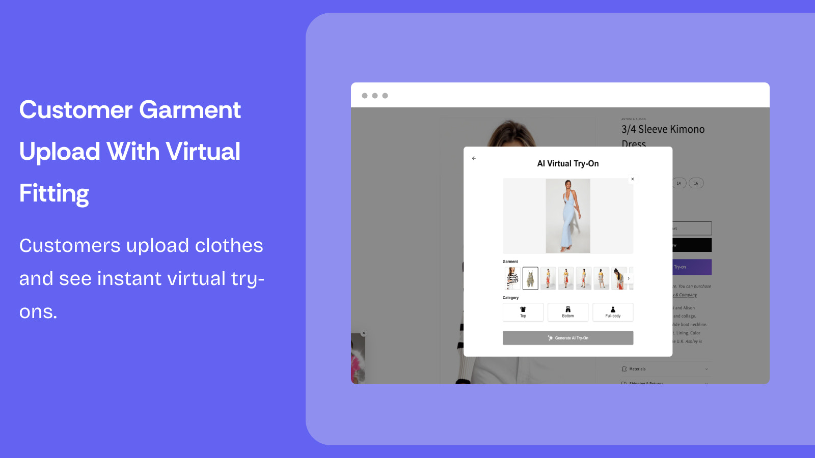 Enhanced shopping confidence with realistic clothing visualizati