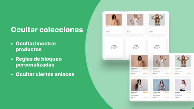 Bloquear acceso con contraseña o enlaces privados