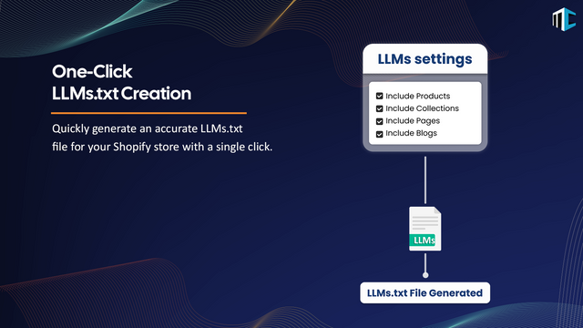 1 – One-Click LLMs.txt Creation
