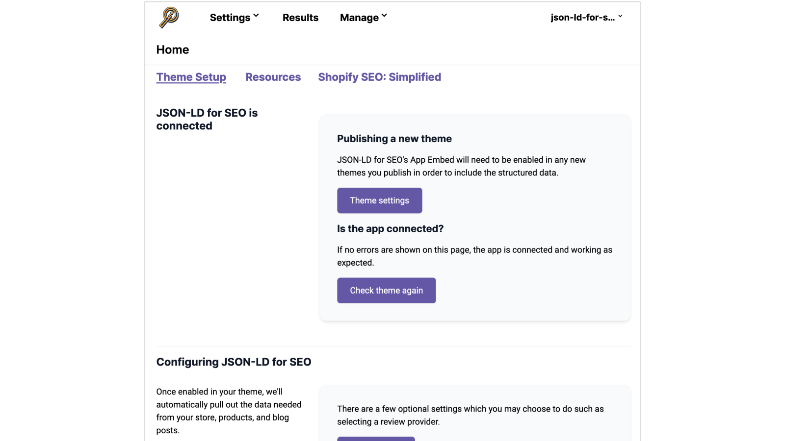 JSON-LD for SEO app page