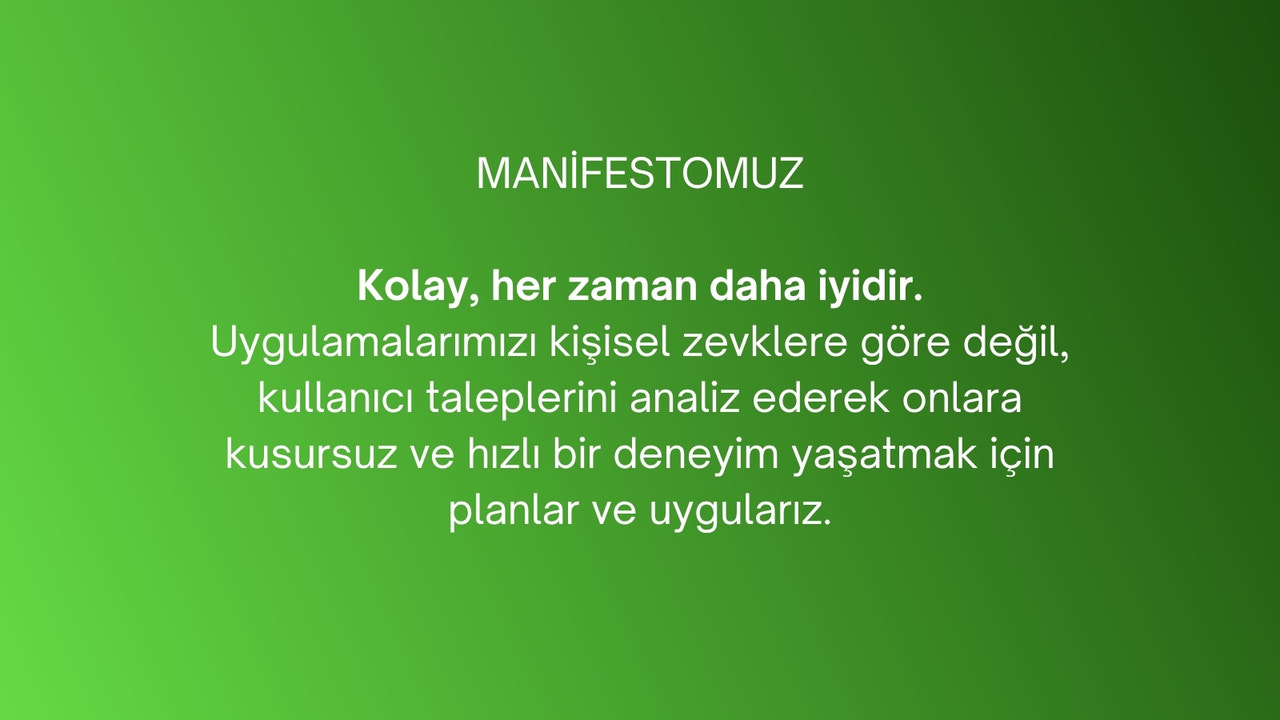 E-Fatura Manifesto
