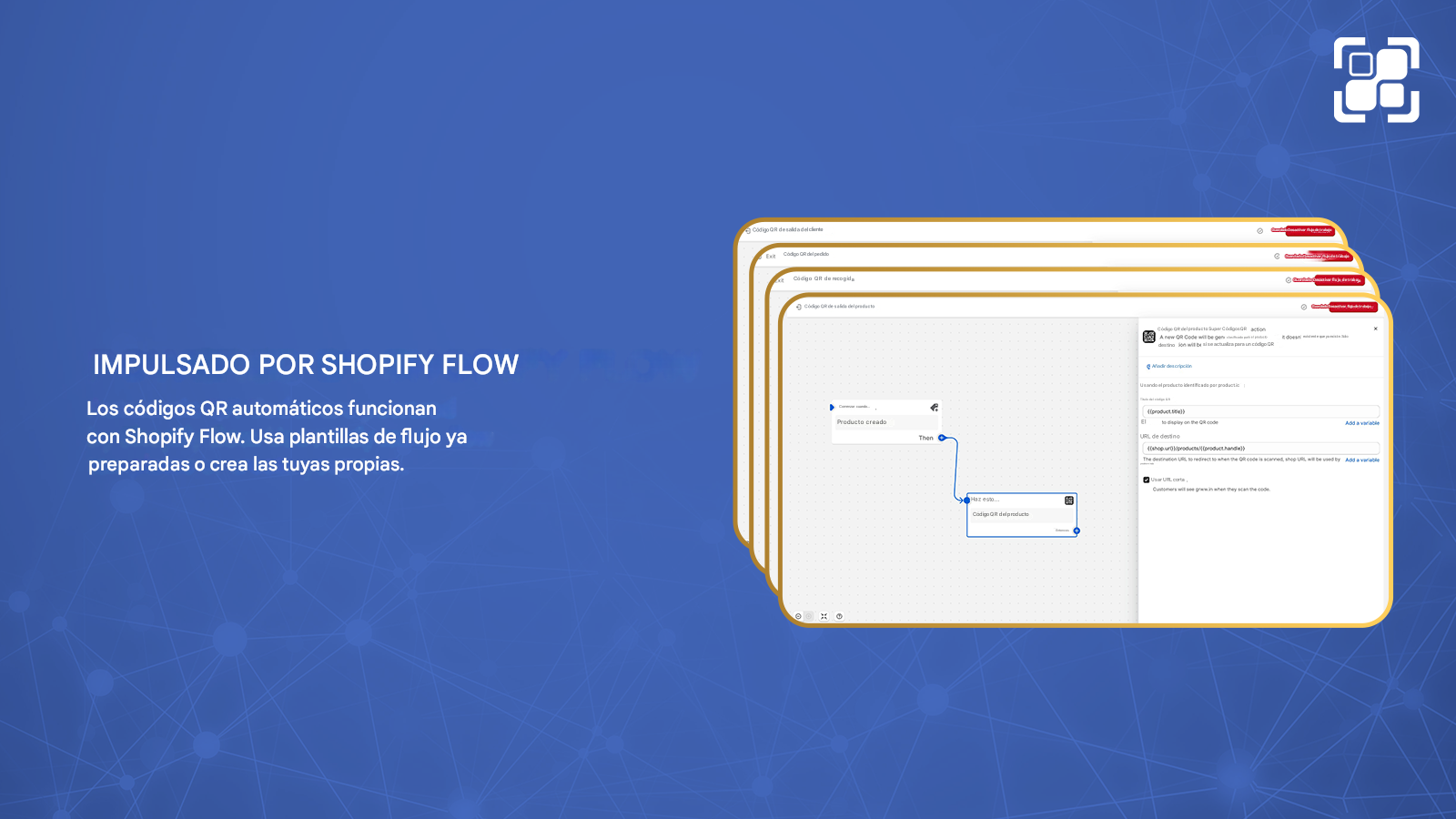 Desarrollado por Shopify Flow