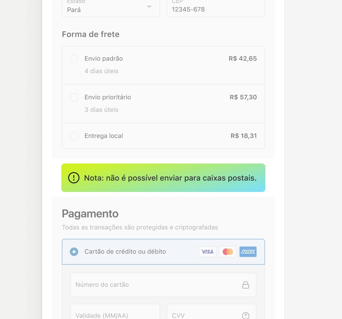 Conteúdo e campos personalizados