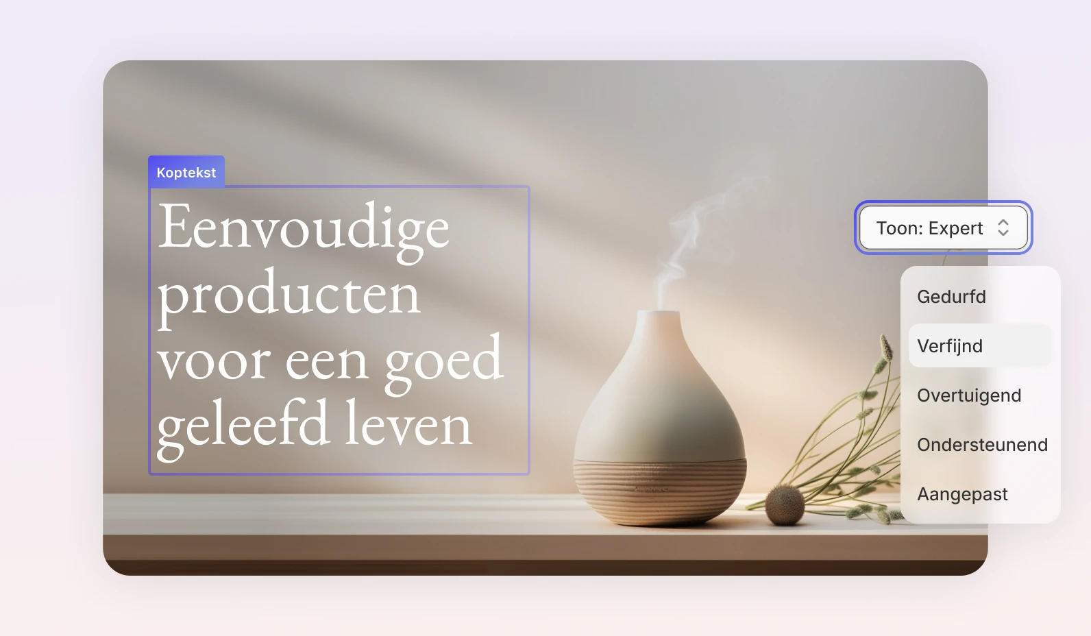 Websitebouwer UI