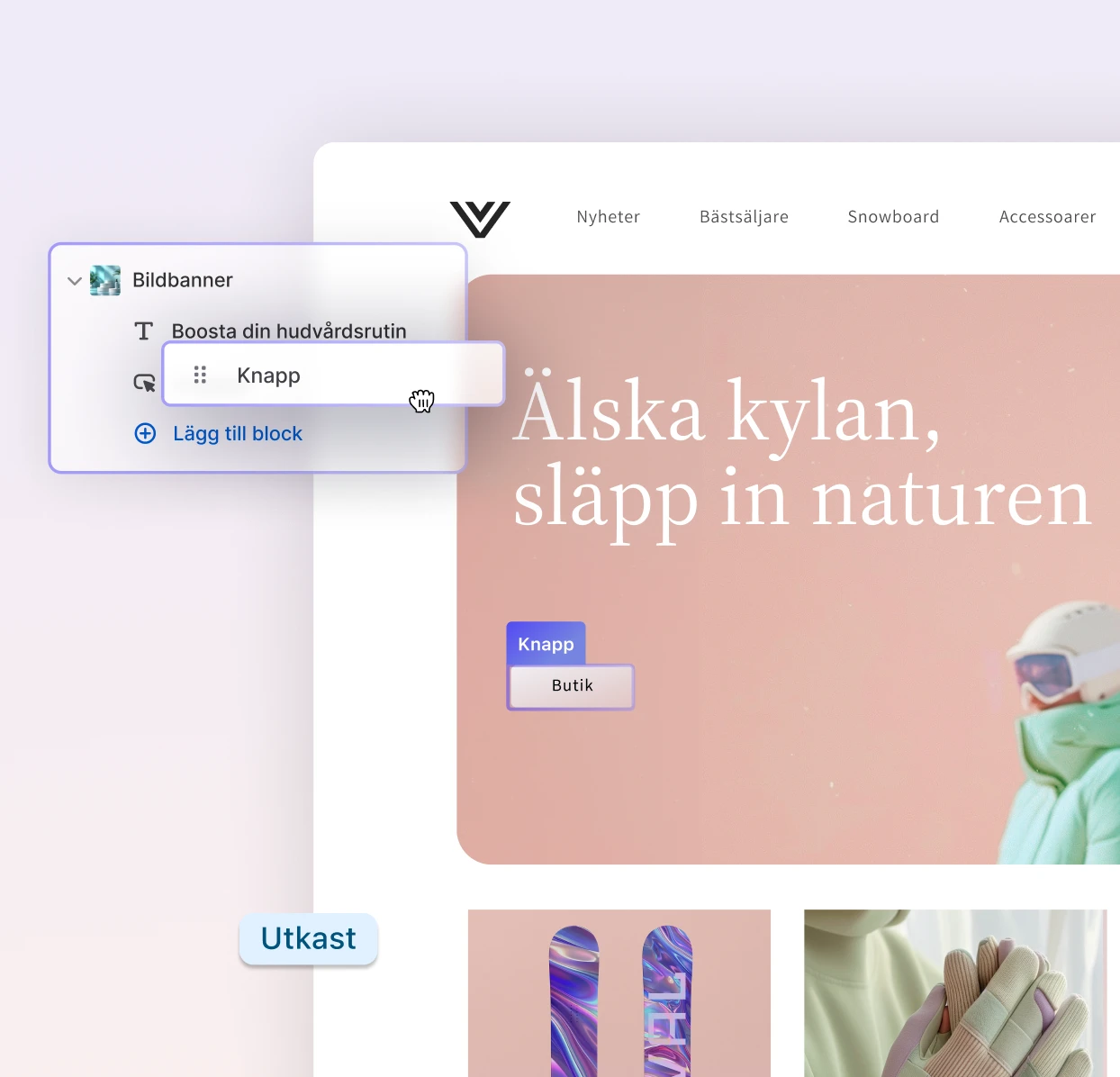 Webbplatsverktyget