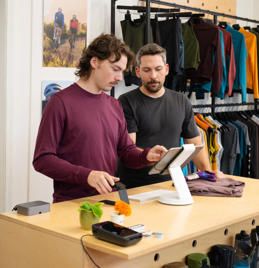 Shopify merchants using POS system in physical retail store