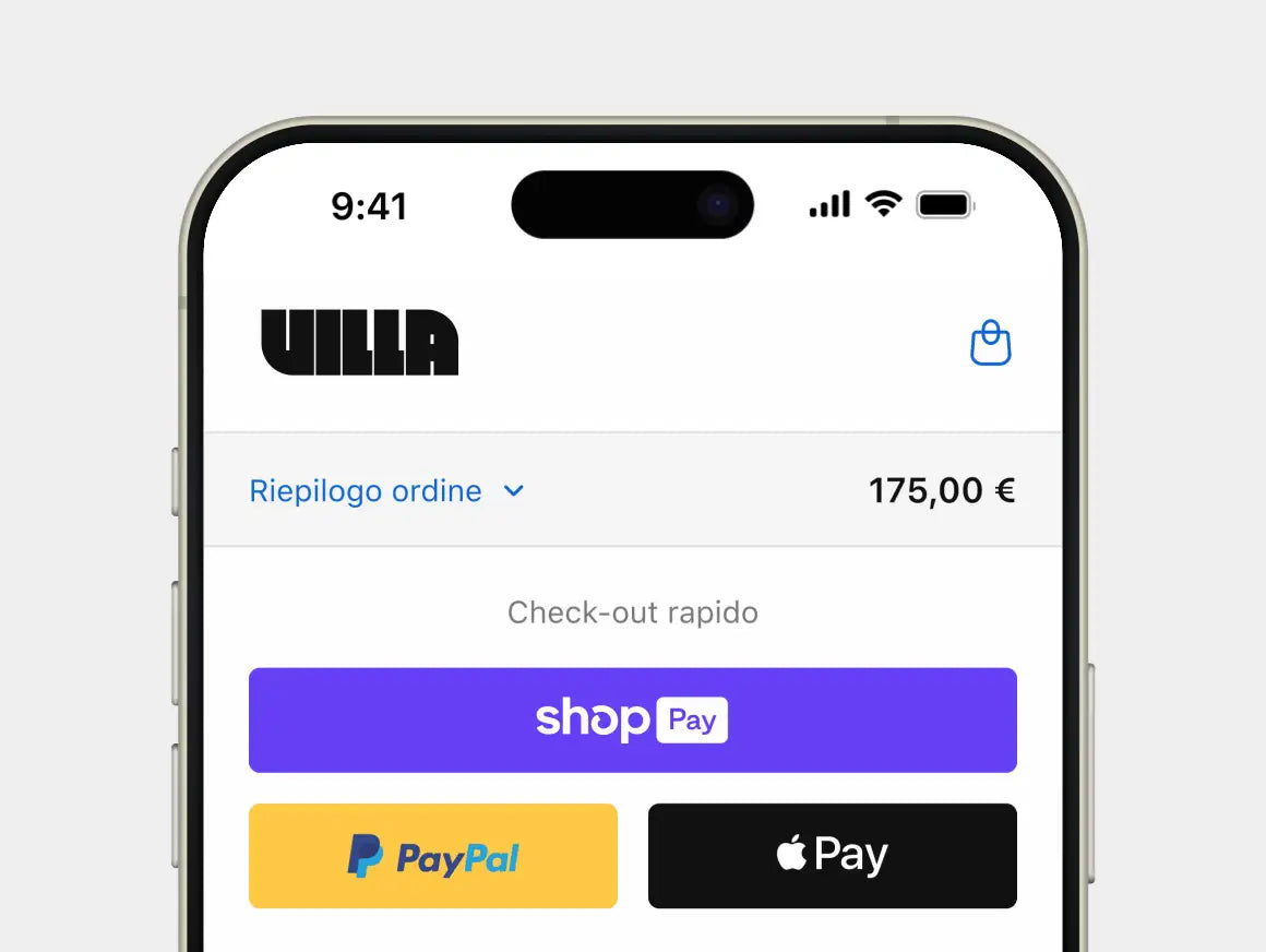 Animazione della procedura di check-out