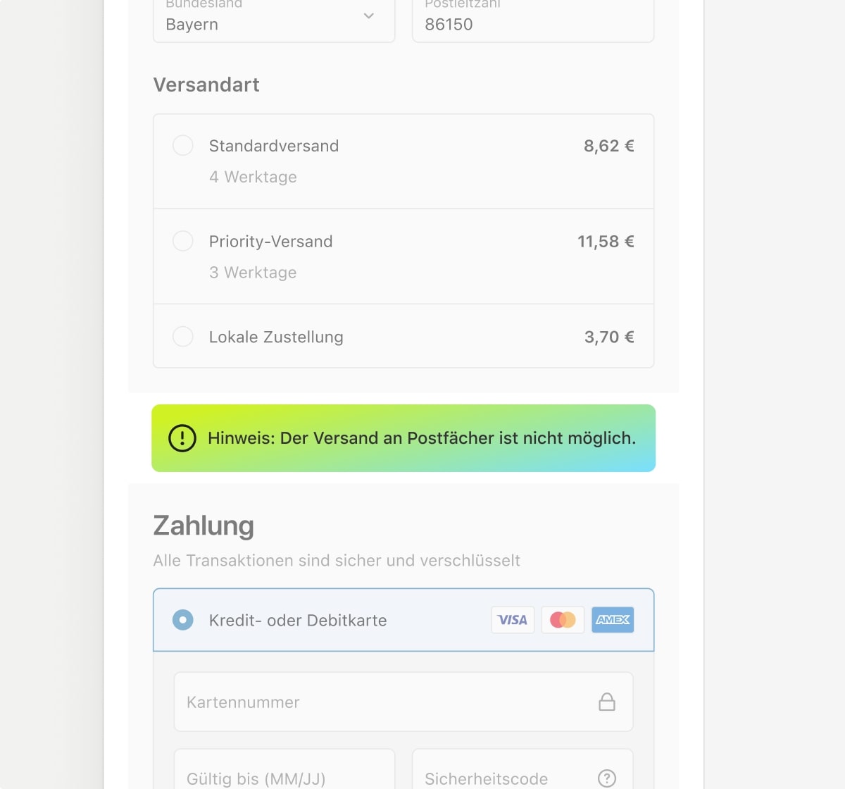 Benutzerdefinierte Inhalte und Felder