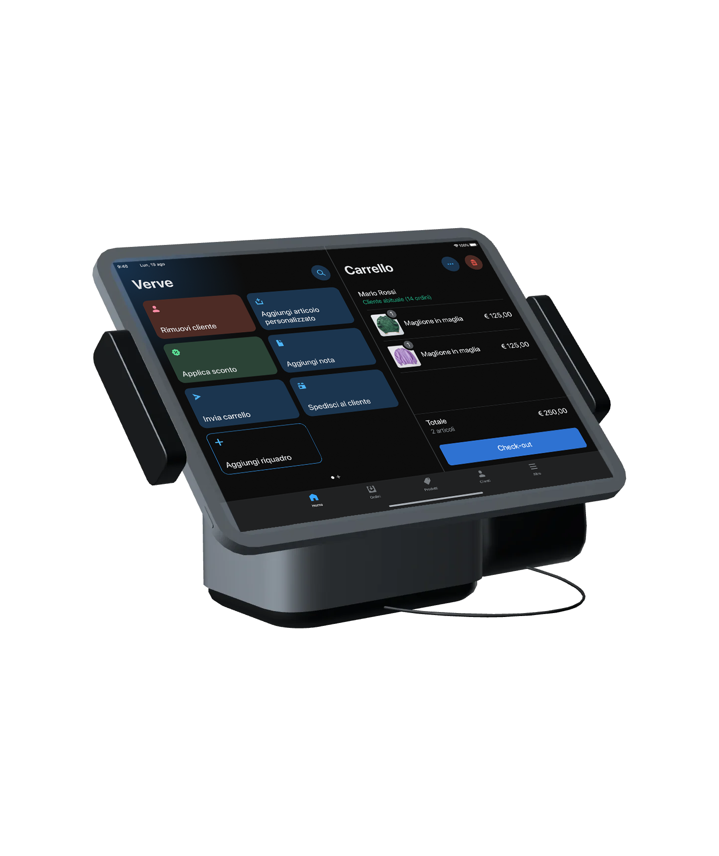 Animazione dell’hardware Shopify POS per le vendite in negozio