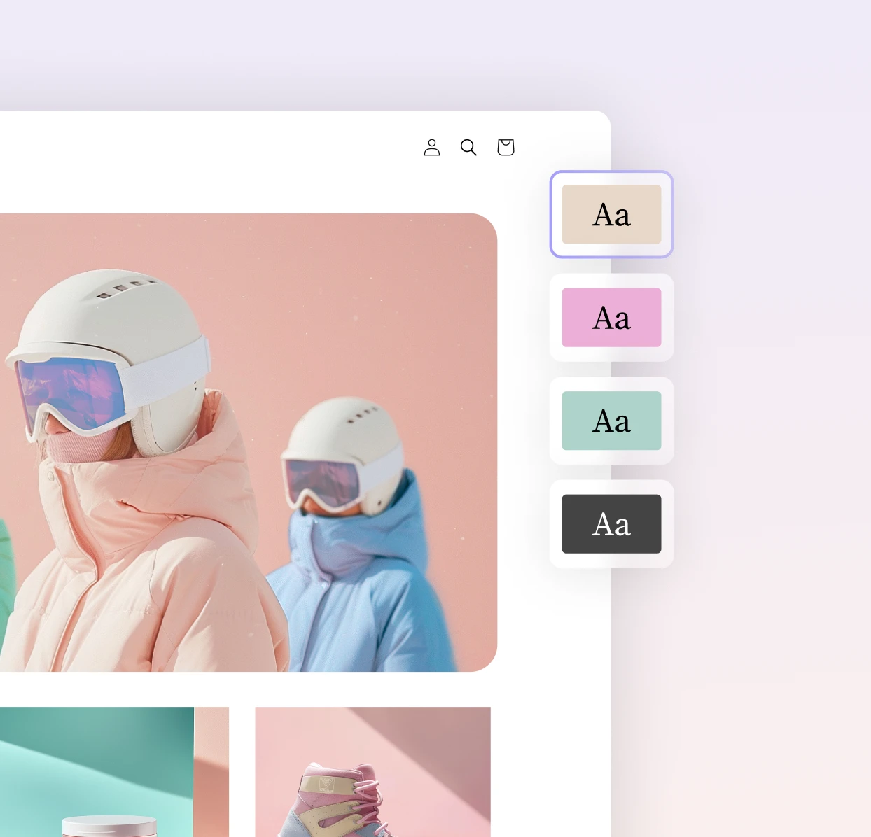 Websitebouwer UI